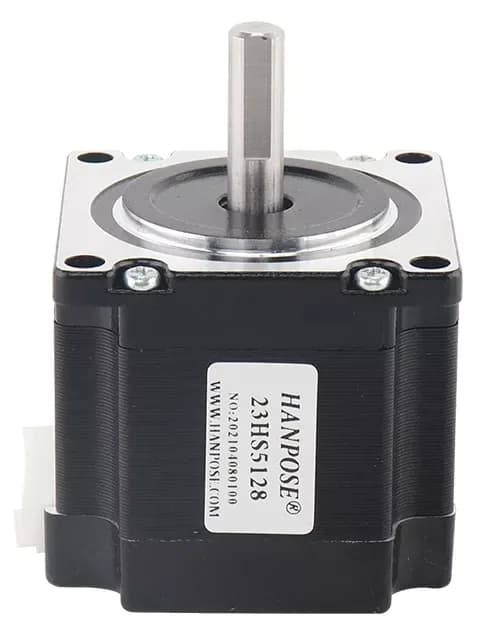 Шаговый двигатель NEMA23 HANPOSE 57BYGH51, 23HS5128, вал 8мм, 51мм, 1Nm