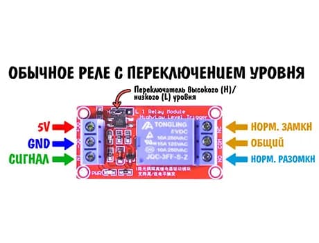 Реле H/L — Модули реле 5 вольт