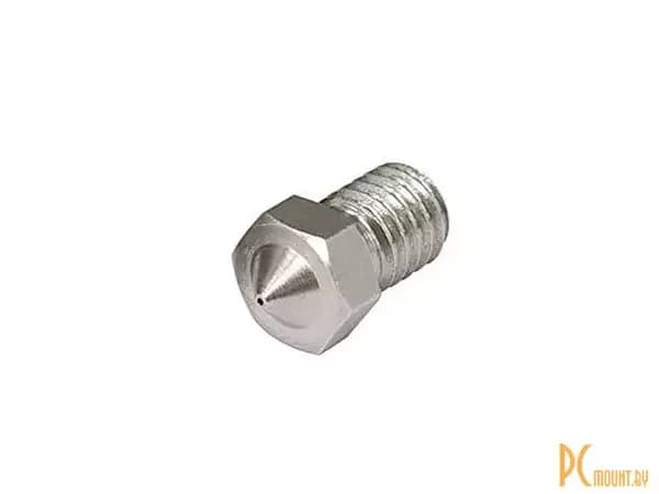 Сопло E3D V5, V6 0.2 / 1.75mm, резьба M6, нержавеющая сталь 2