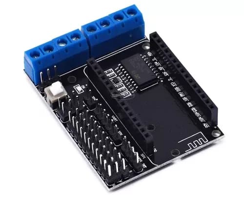 L293D NodeMCU V2 на WIFI модуле ESP12E, Плата расширения управления моторами