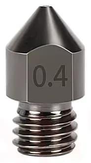 Сопло MK8 1.75mm / 0.4mm, резьба М6, закаленная сталь