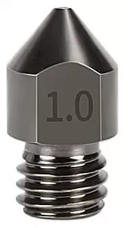 Сопло MK8 1.75mm / 1.0mm, резьба М6, закаленная сталь