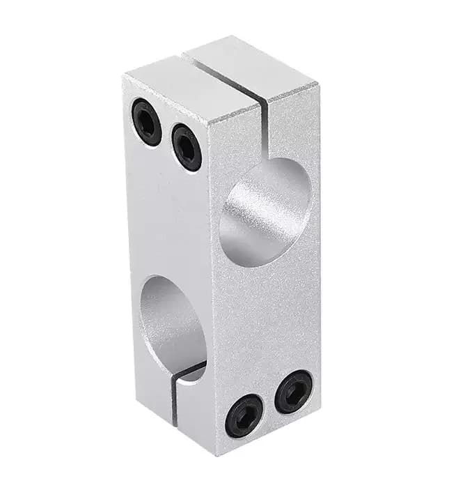12x12mm Крестообразный соединитель валов, два зажимных винта, алюминиевый сплав 6061