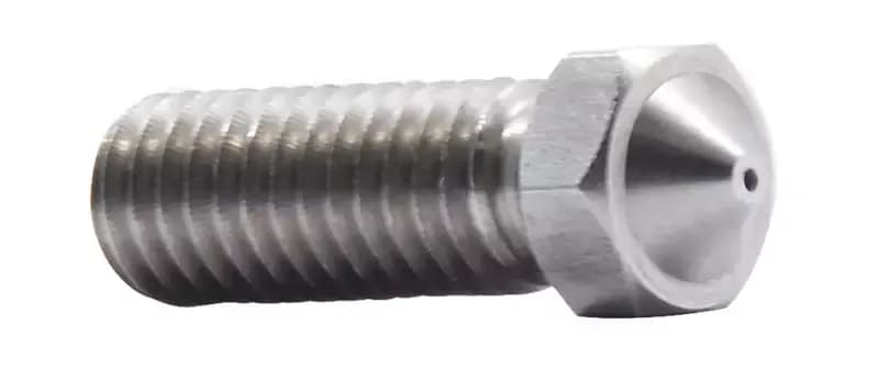 Сопло E3D V5, V6 3 / 0.4mm, резьба M6, длинное, нержавеющая сталь; Серия Volcano