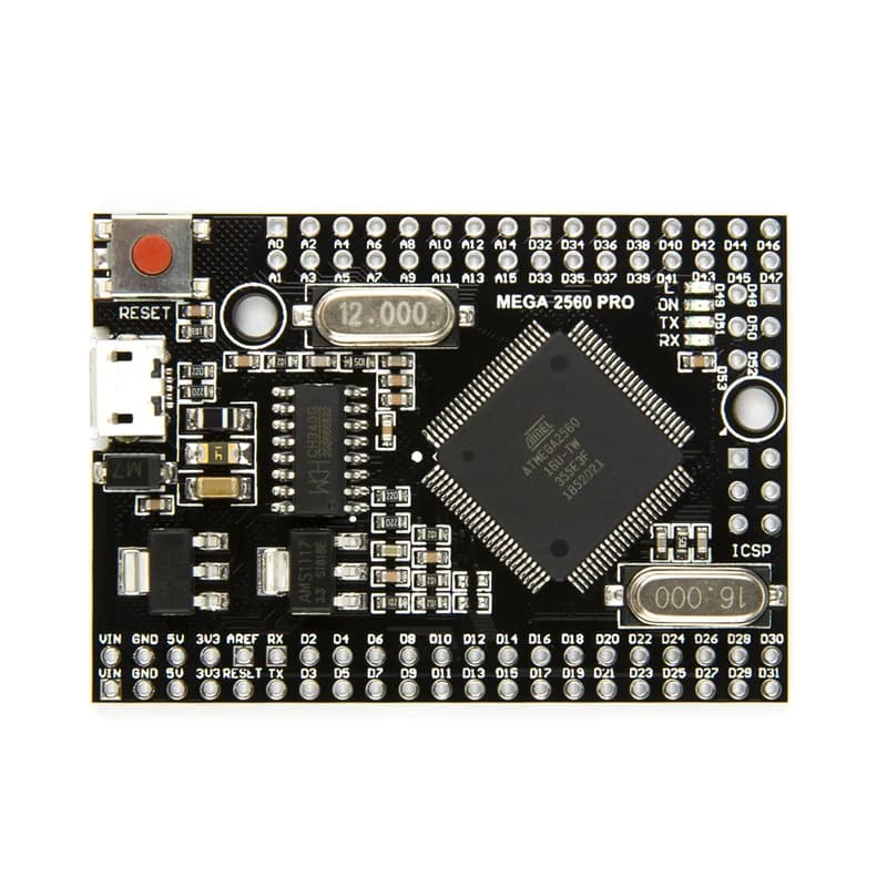 Mega2560 Pro ATmega2560-16AU USB CH340G, Микроконтроллер Arduino